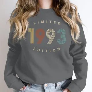 Limited Edition 1993 Birthday Sweatshirt – Dark Grey