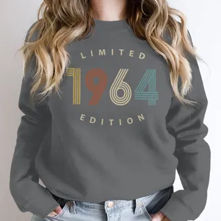 Limited Edition 1964 Birthday Sweatshirt – Dark Grey