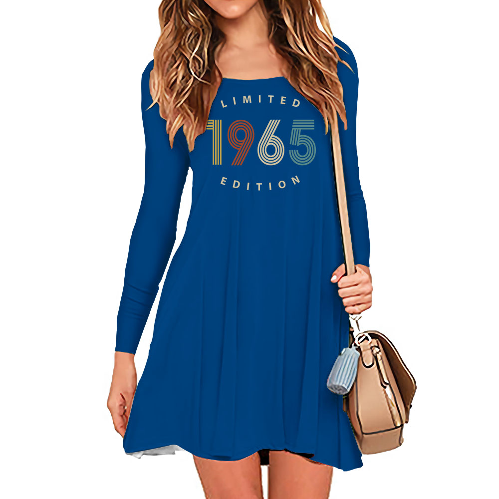 Limited Edition 1965 Birthday Women's Crew Neck Dress - variant image 1