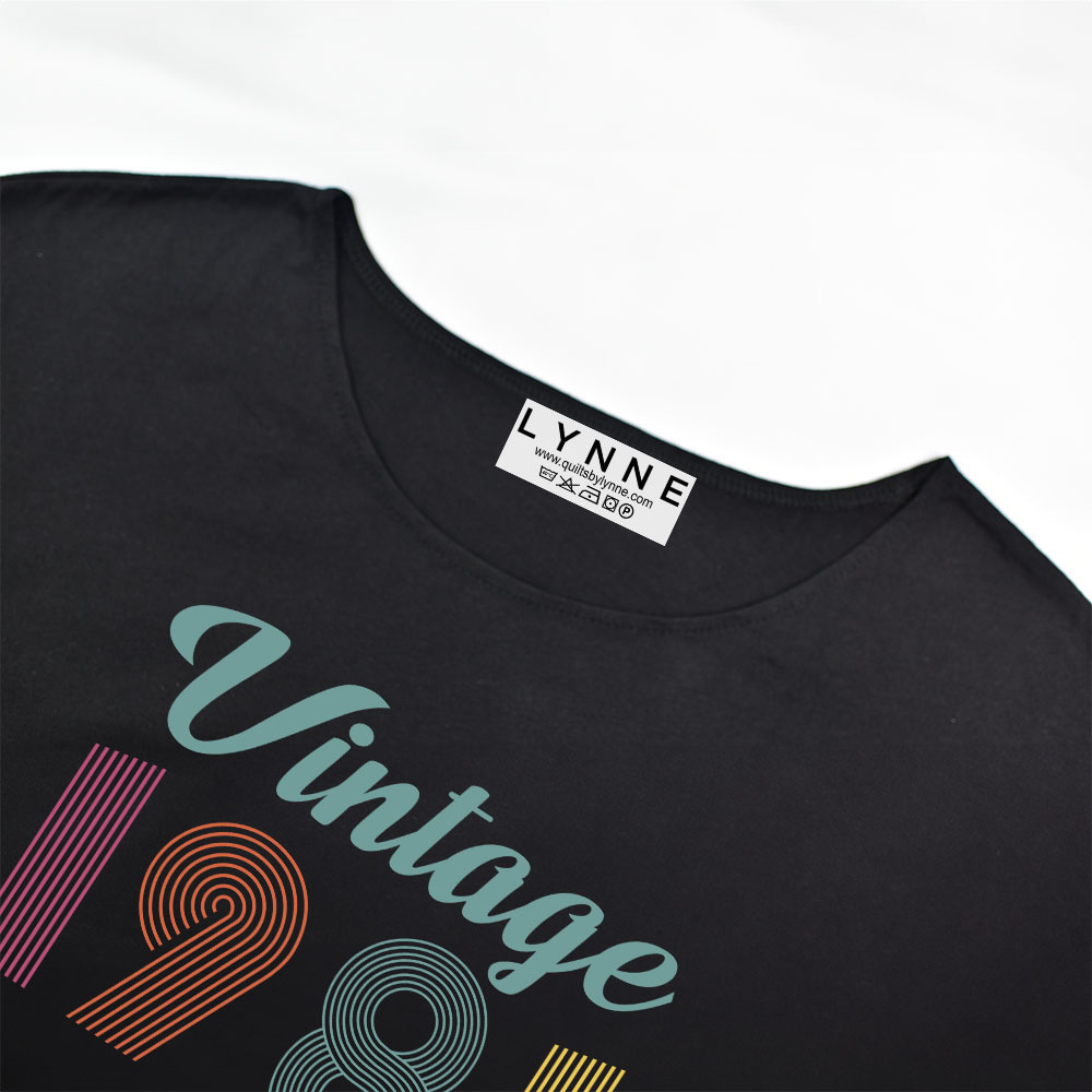 Vintage Edition 1981 Birthday Elastic Waist Dress