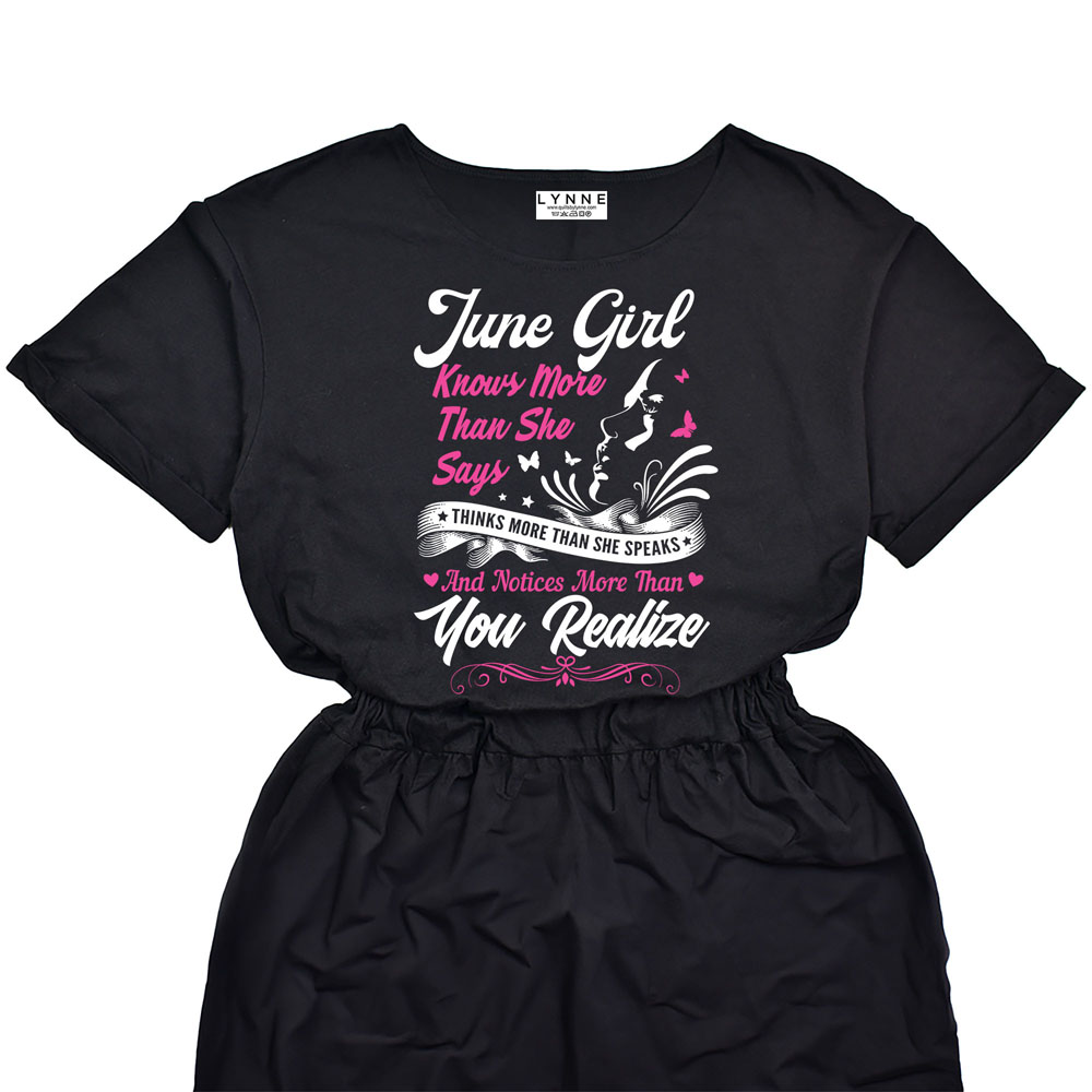 Smart June Girl Birthday Elastic Waist Dress