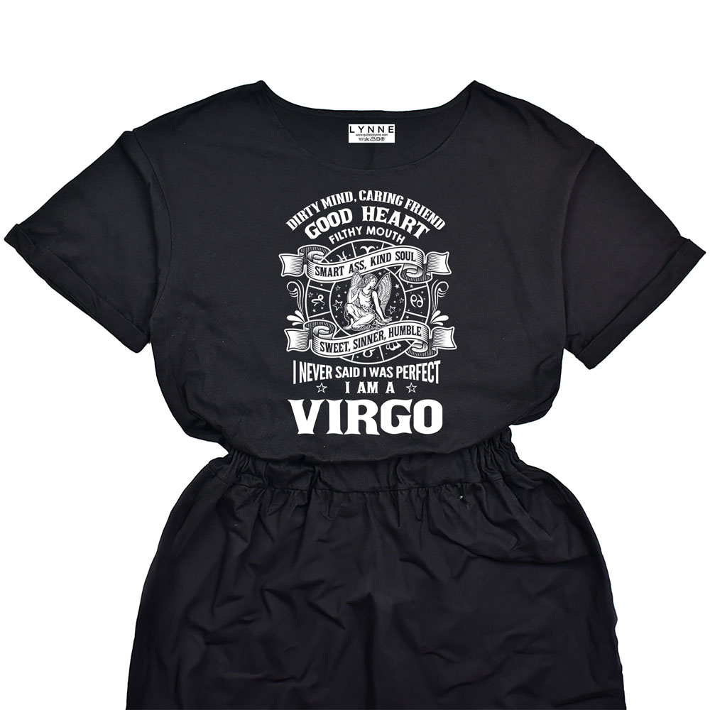Smart Virgo Girl Birthday Elastic Waist Dress Smart Virgo Girl Birthday Elastic Waist Dress