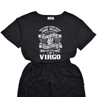 Smart Virgo Girl Birthday Elastic Waist Dress – alternate