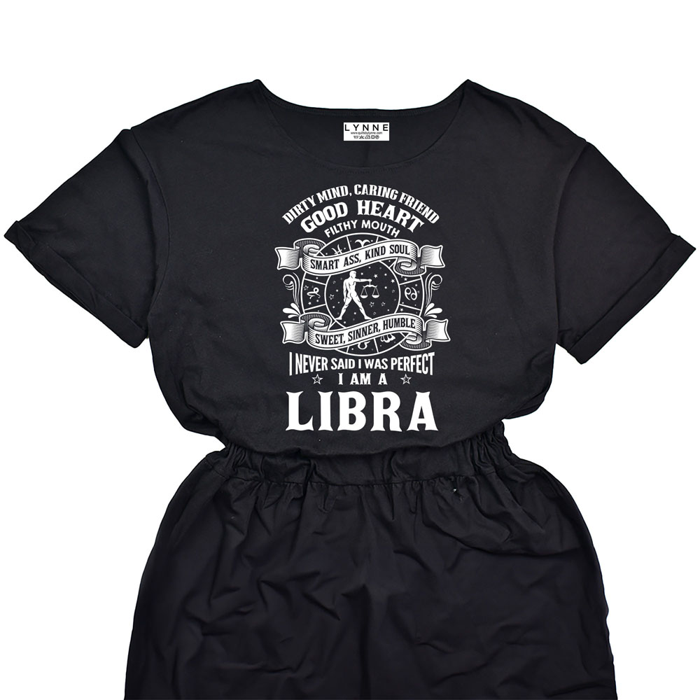 Smart Libra Girl Birthday Elastic Waist Dress