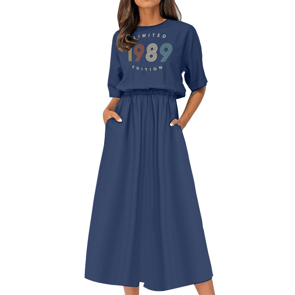 Limited Edition 1989 Birthday Elastic Waist Dress Limited Edition 1989 Birthday Elastic Waist Dress
