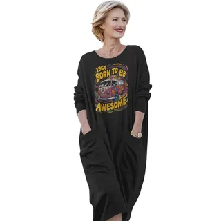 Awesome Hippie Born 1964 Loose Pocket On Dress