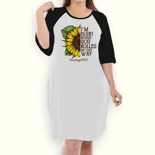 Awesome Hippie 1965 Raglan Nightgown