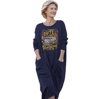Awesome Hippie 1971 Loose Pocket On Dress – alternate