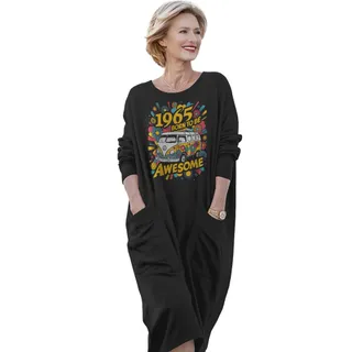Awesome Hippie 1965 Loose Pocket On Dress