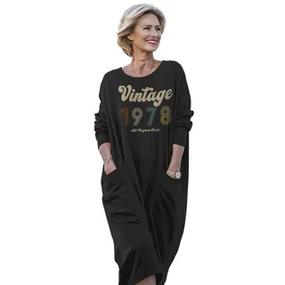 Vintage Original Parts 1978 Birthday Pocket Dress