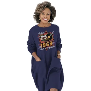 Vintage Aged Perfection 1963 Birthday Pocket Dress – alternate