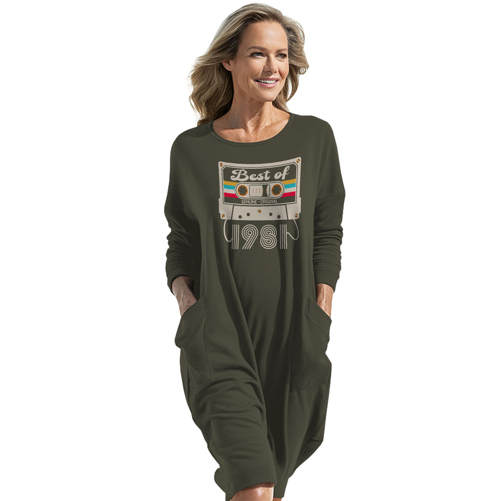 Best Of 1981 Birthday Pocket Dress