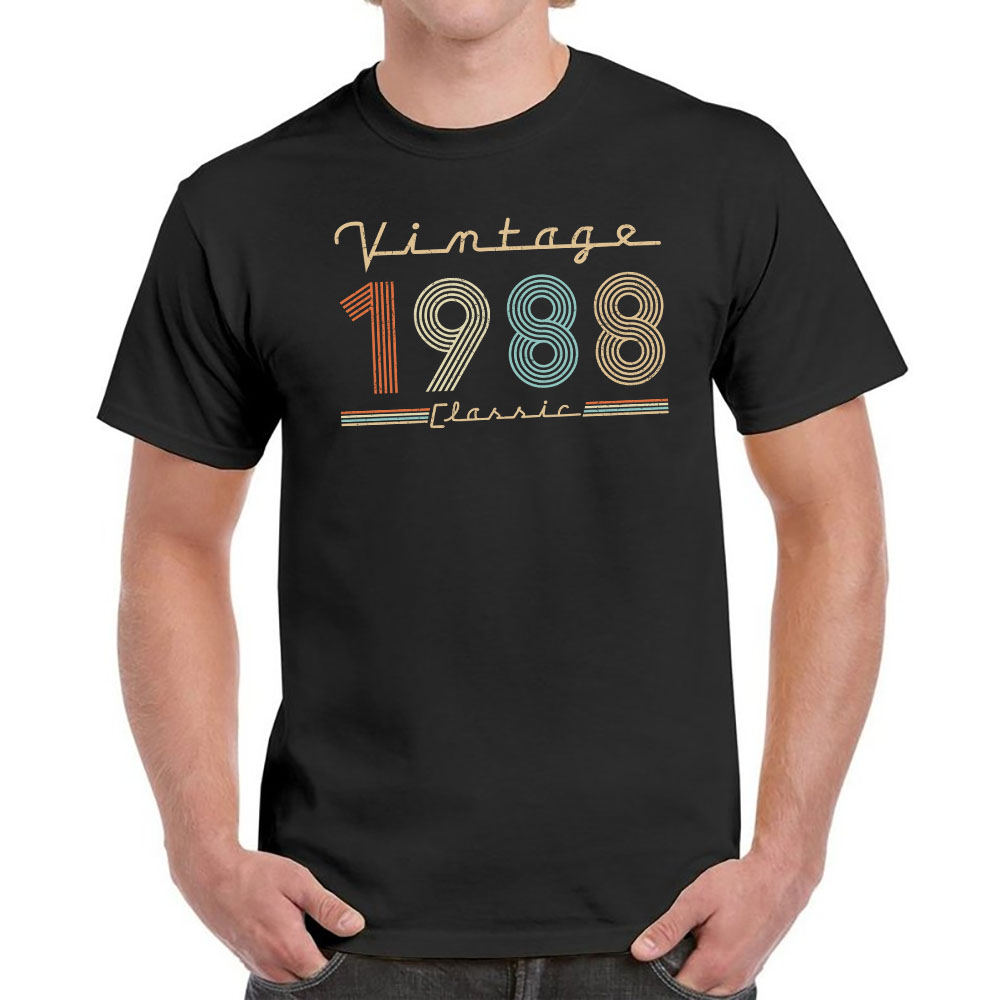 Vintage & Classic 1988 Birthday T-Shirt For Men Women Vintage & Classic 1988 Birthday T-Shirt For Men Women