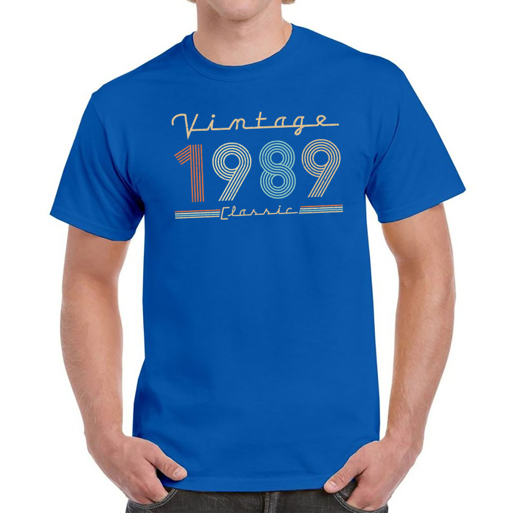 Vintage & Classic 1989 Birthday T-Shirt For Men Women Vintage & Classic 1989 Birthday T-Shirt For Men Women
