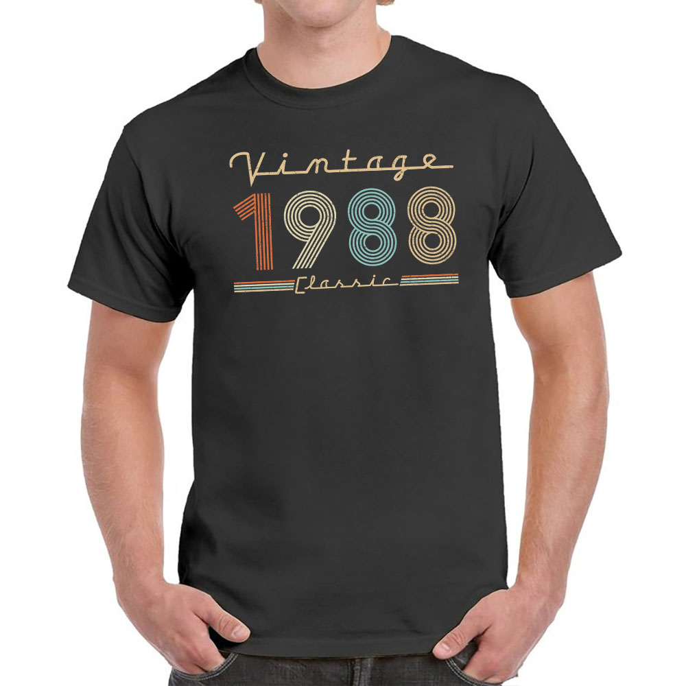 Vintage & Classic 1988 Birthday T-Shirt For Men Women Vintage & Classic 1988 Birthday T-Shirt For Men Women