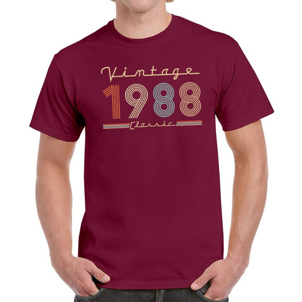 Vintage & Classic 1988 Birthday T-Shirt For Men Women Vintage & Classic 1988 Birthday T-Shirt For Men Women