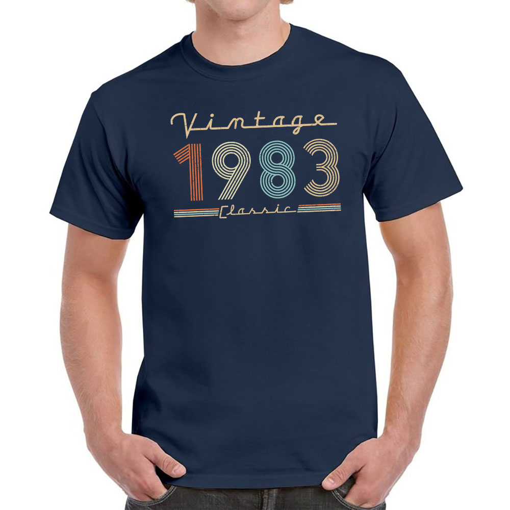 Vintage & Classic 1983 Birthday T-Shirt For Men Women Vintage & Classic 1983 Birthday T-Shirt For Men Women