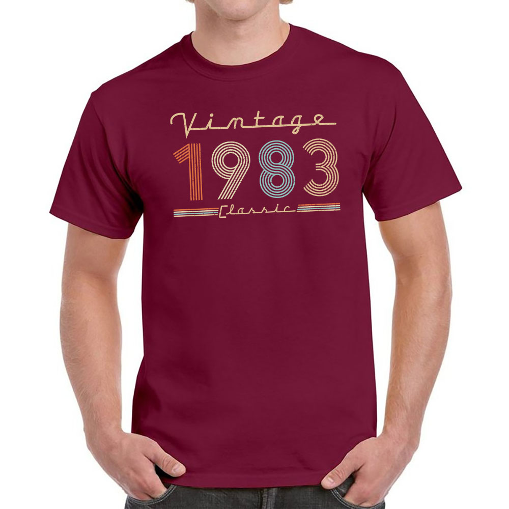 Vintage & Classic 1983 Birthday T-Shirt For Men Women Vintage & Classic 1983 Birthday T-Shirt For Men Women