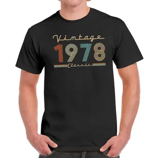 Vintage & Classic 1978 Birthday T-Shirt For Men Women