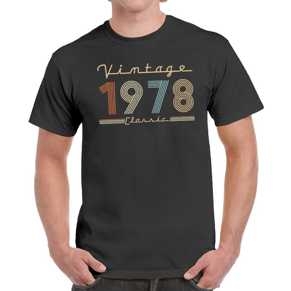 Vintage & Classic 1978 Birthday T-Shirt For Men Women Vintage & Classic 1978 Birthday T-Shirt For Men Women