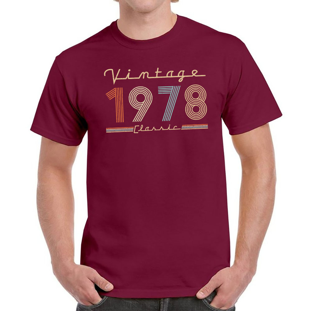 Vintage & Classic 1978 Birthday T-Shirt For Men Women Vintage & Classic 1978 Birthday T-Shirt For Men Women
