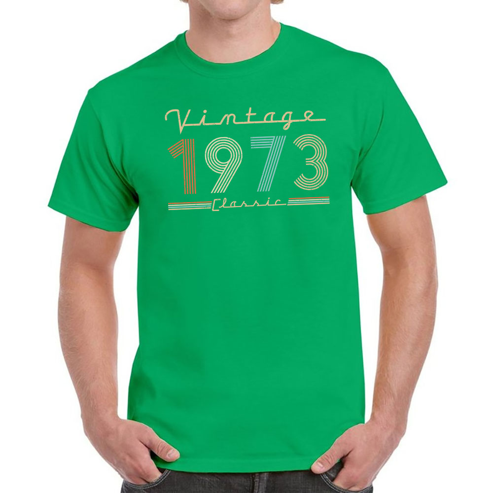 Vintage & Classic 1973 Birthday T-Shirt For Men Women Vintage & Classic 1973 Birthday T-Shirt For Men Women
