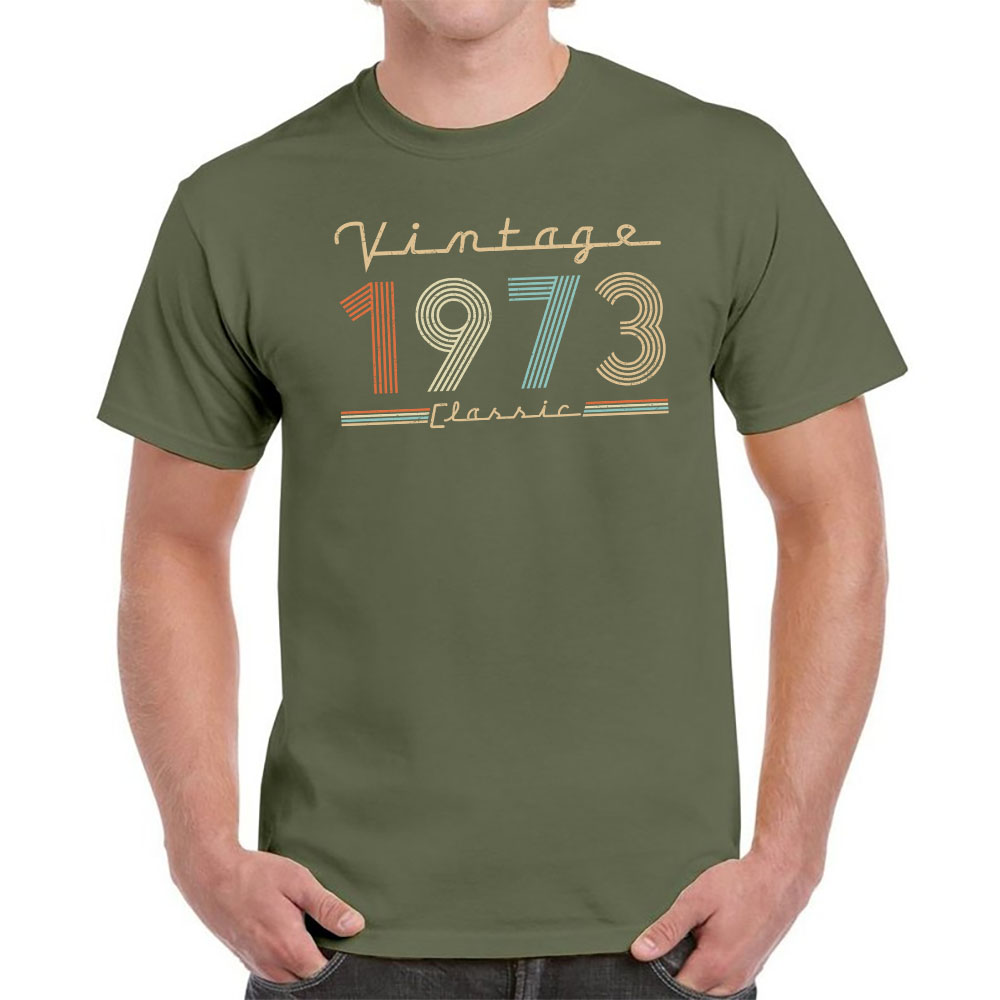 Vintage & Classic 1973 Birthday T-Shirt For Men Women Vintage & Classic 1973 Birthday T-Shirt For Men Women