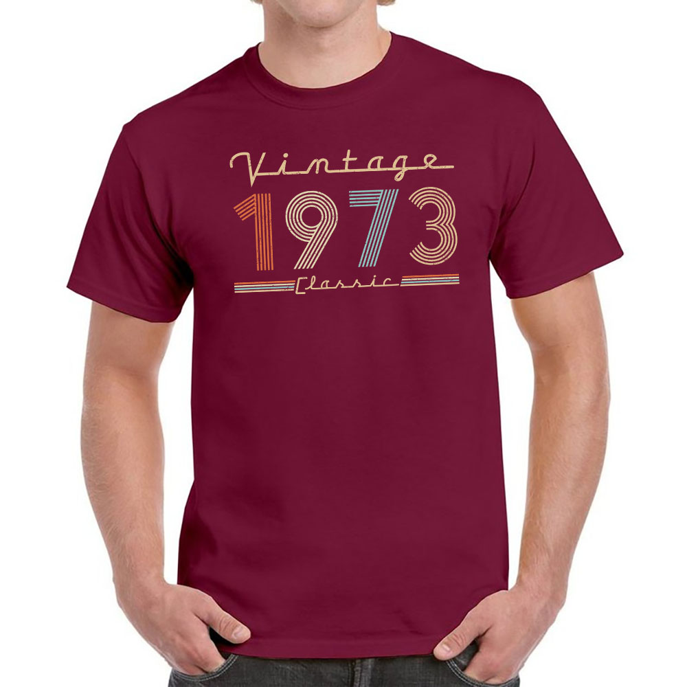 Vintage & Classic 1973 Birthday T-Shirt For Men Women Vintage & Classic 1973 Birthday T-Shirt For Men Women