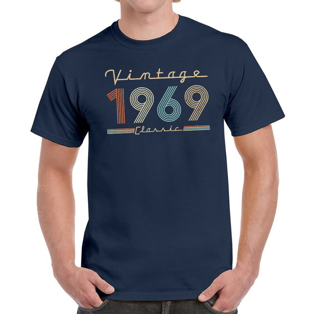 Vintage & Classic 1969 Birthday T-Shirt For Men Women