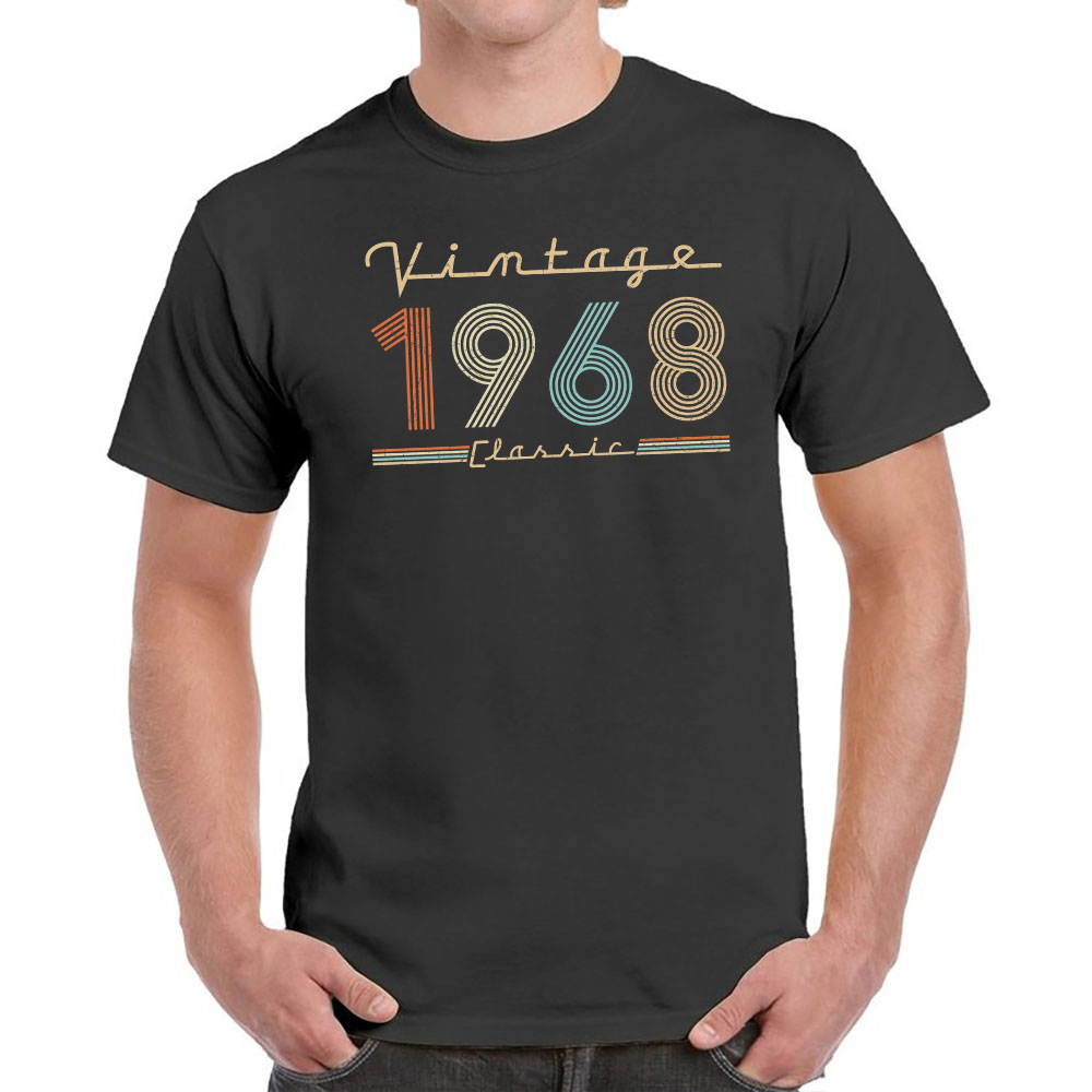 Vintage & Classic 1968 Birthday T-Shirt For Men Women Vintage & Classic 1968 Birthday T-Shirt For Men Women