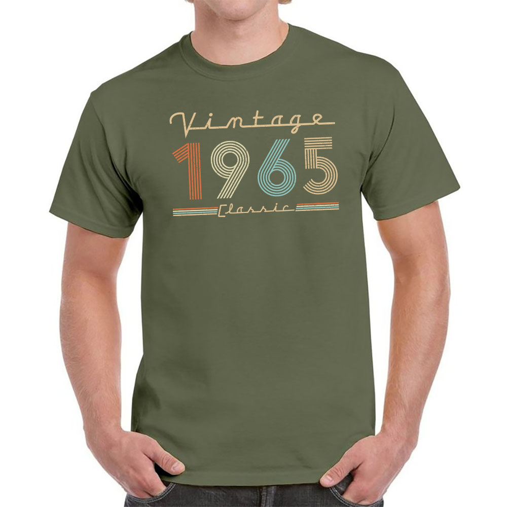 Vintage & Classic 1965 Birthday T-Shirt For Men Women Vintage & Classic 1965 Birthday T-Shirt For Men Women