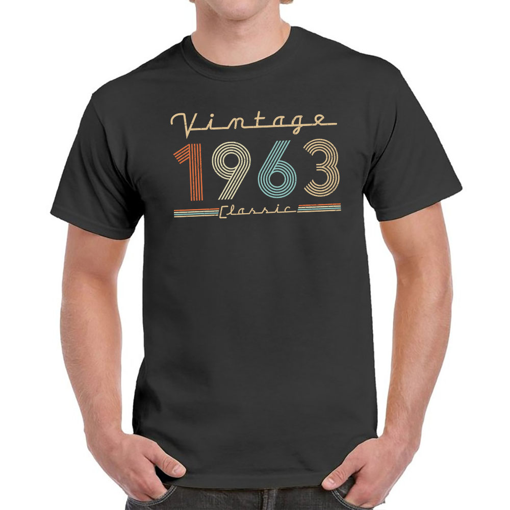 Vintage & Classic 1963 Birthday T-Shirt For Men Women