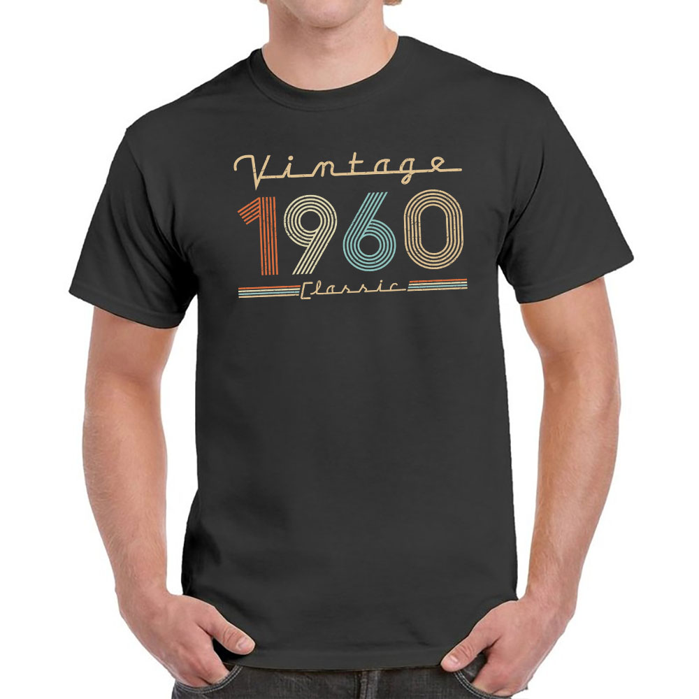 Vintage & Classic 1960 Birthday T-Shirt For Men Women Vintage & Classic 1960 Birthday T-Shirt For Men Women