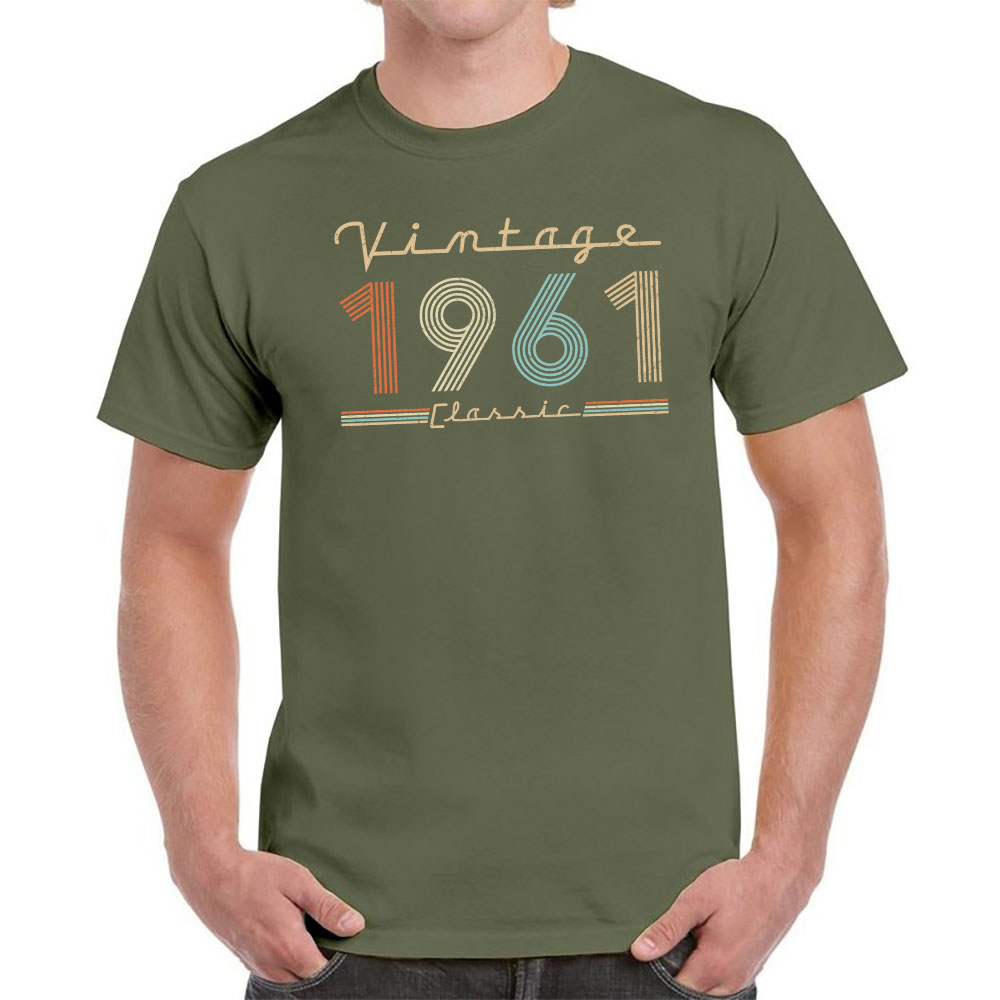 Vintage & Classic 1961 Birthday T-Shirt For Men Women