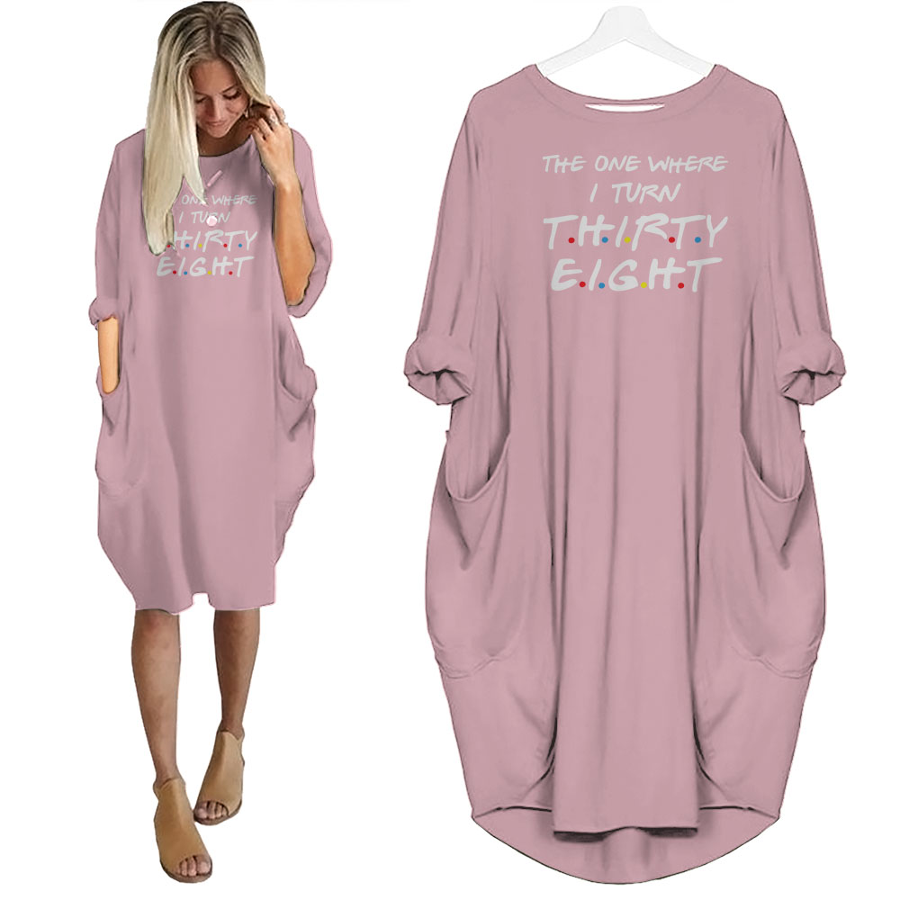 I Turn 38 Birthday Pocket Dress