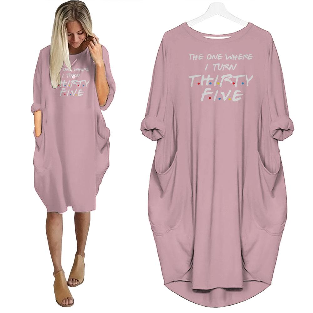 I Turn 35 Birthday Pocket Dress