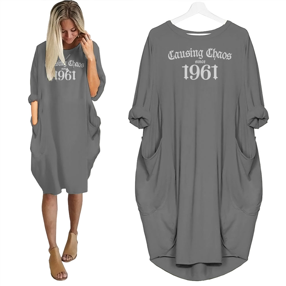 Causing Chaos Since 1961 Birthday Nightgown