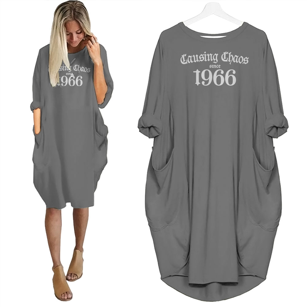 Causing Chaos Since 1966 Birthday Nightgown