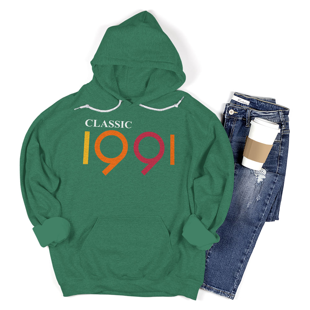 Classic 1991 Birthday Hoodie