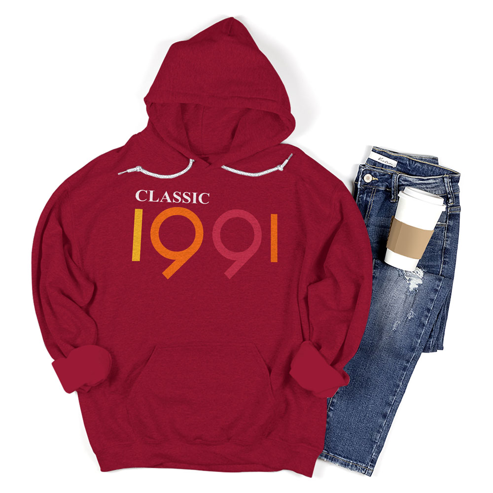 Classic 1991 Birthday Hoodie
