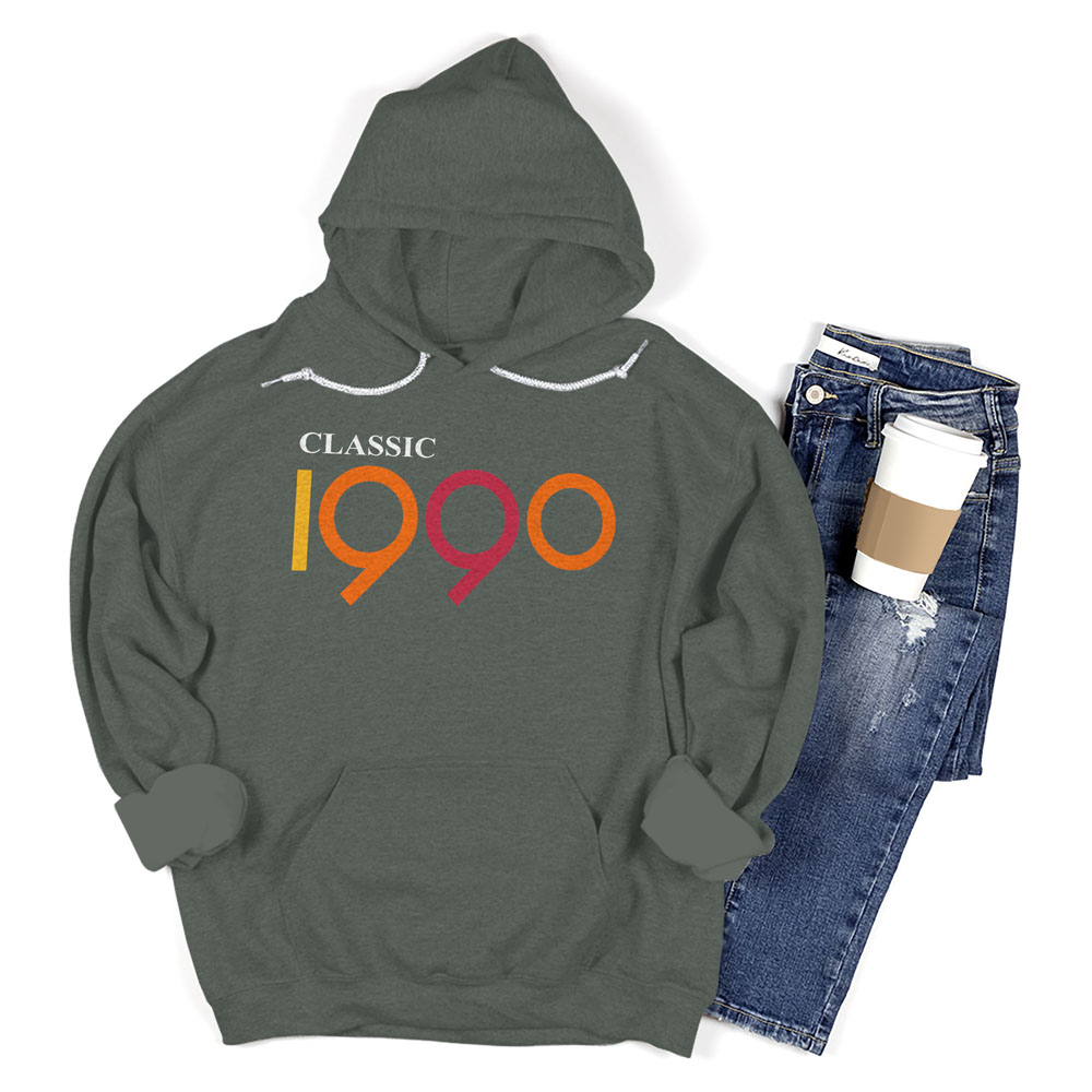 Classic 1990 Birthday Hoodie