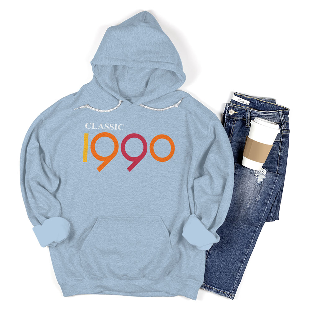 Classic 1990 Birthday Hoodie