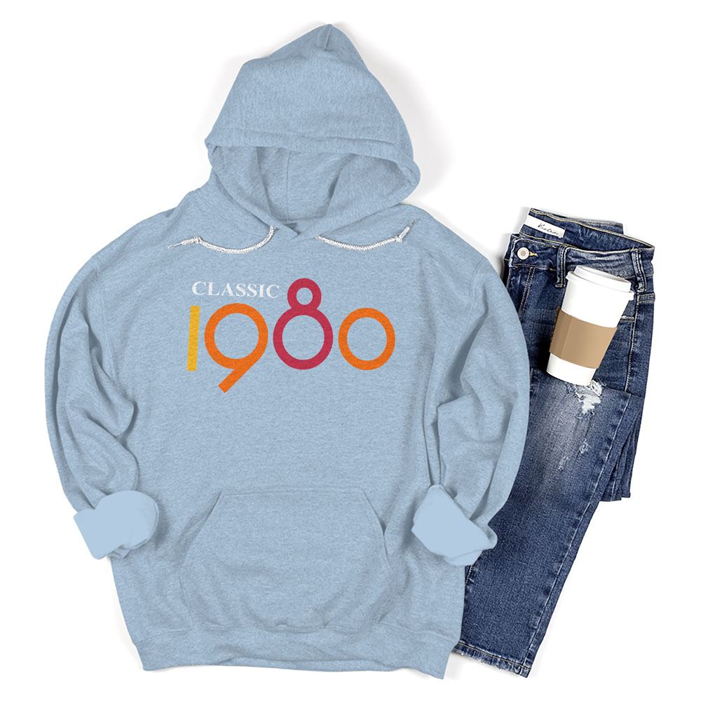 Classic 1980 Birthday Hoodie