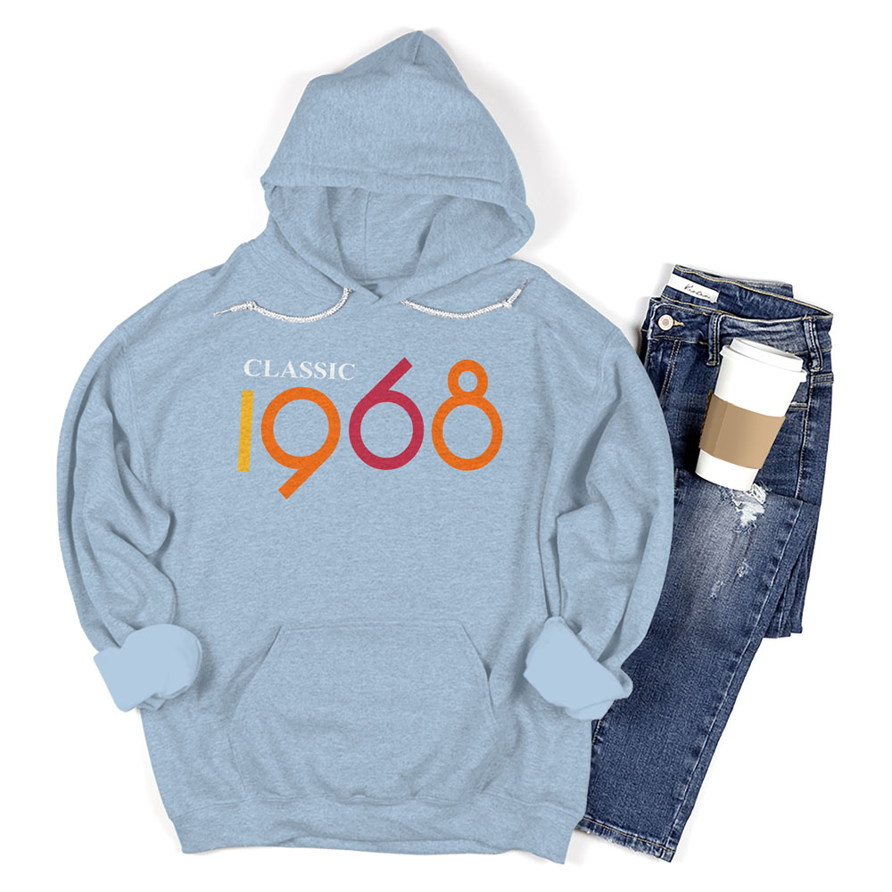 Classic 1968 Birthday Hoodie