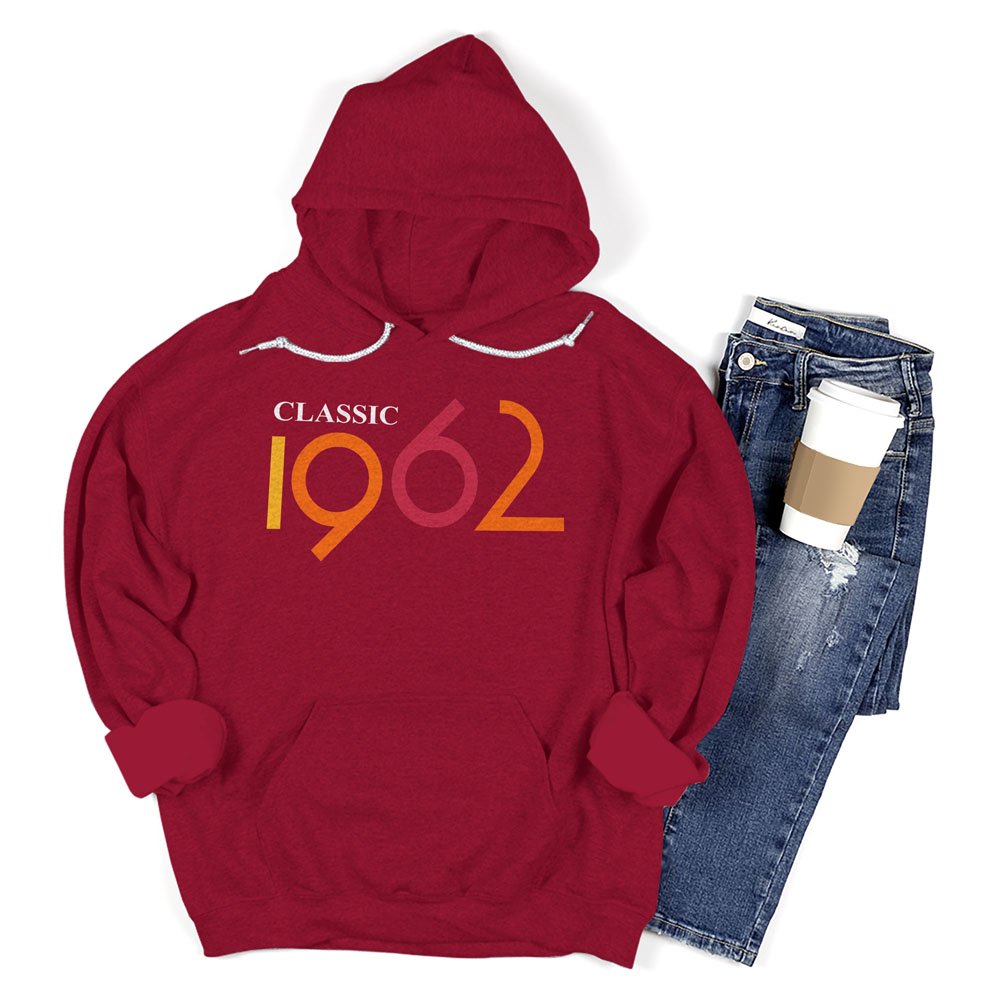 Classic 1962 Birthday Hoodie
