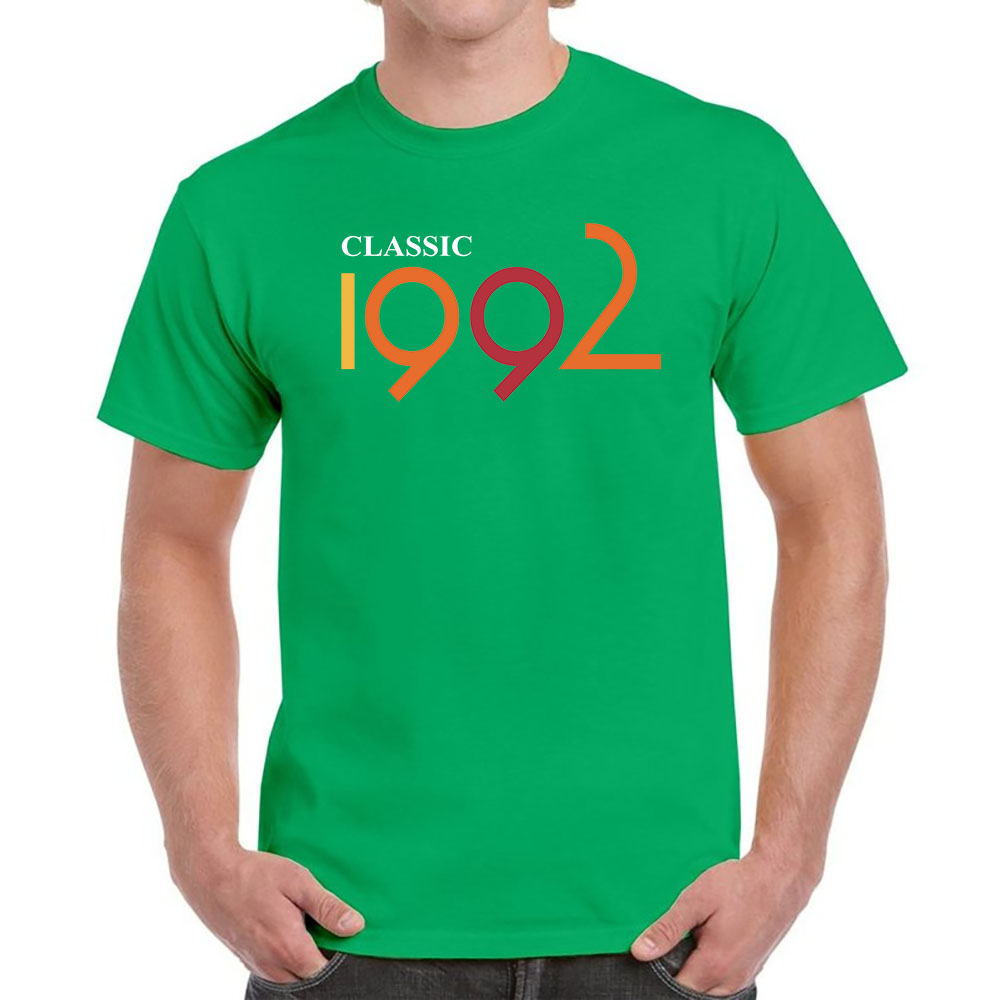 Classic 1992 Birthday T-Shirt For Men Women