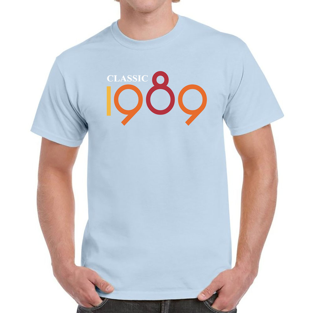 Classic 1989 Birthday T-Shirt For Men Women