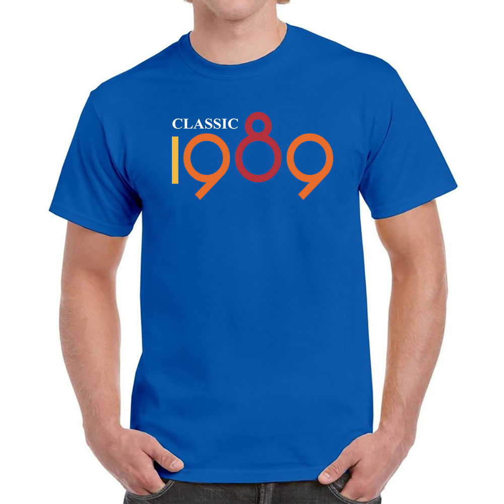 Classic 1989 Birthday T-Shirt For Men Women
