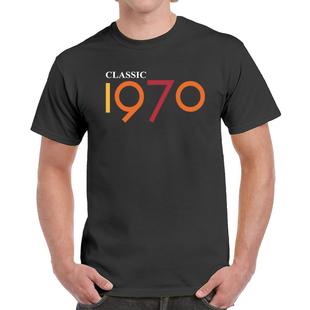 Classic 1970 Birthday T-Shirt For Men Women