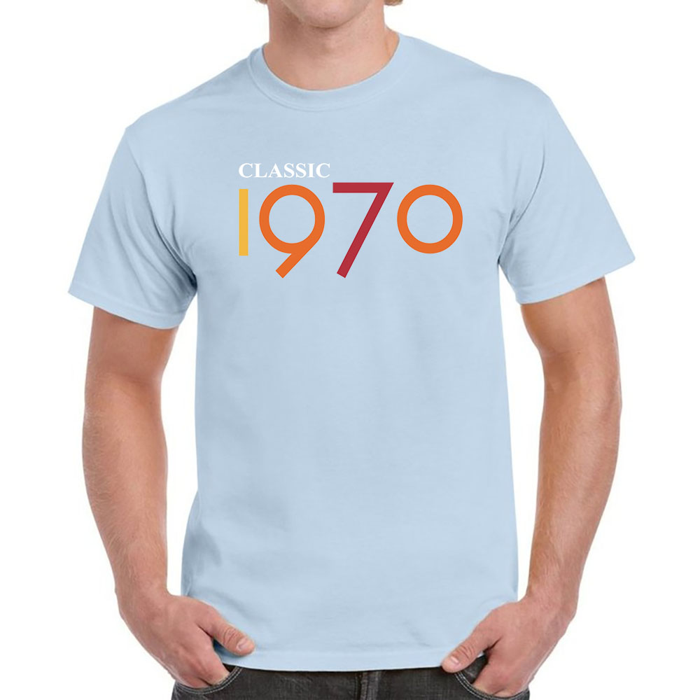 Classic 1970 Birthday T-Shirt For Men Women
